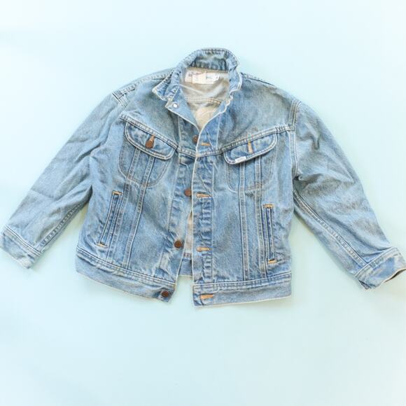 Vintage 90s Disney Broadway Beauty and the Beast Denim Jean Jacket Childs Medium - Picture 2 of 6